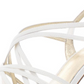 Adrianna Papell Women's Adri Strappy Open Toe Platforms White Size 10 M