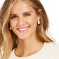 Charter Club Women's Cable Knit Sweater White Size Petite Small