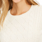 Charter Club Women's Cable Knit Sweater White Size Petite Small