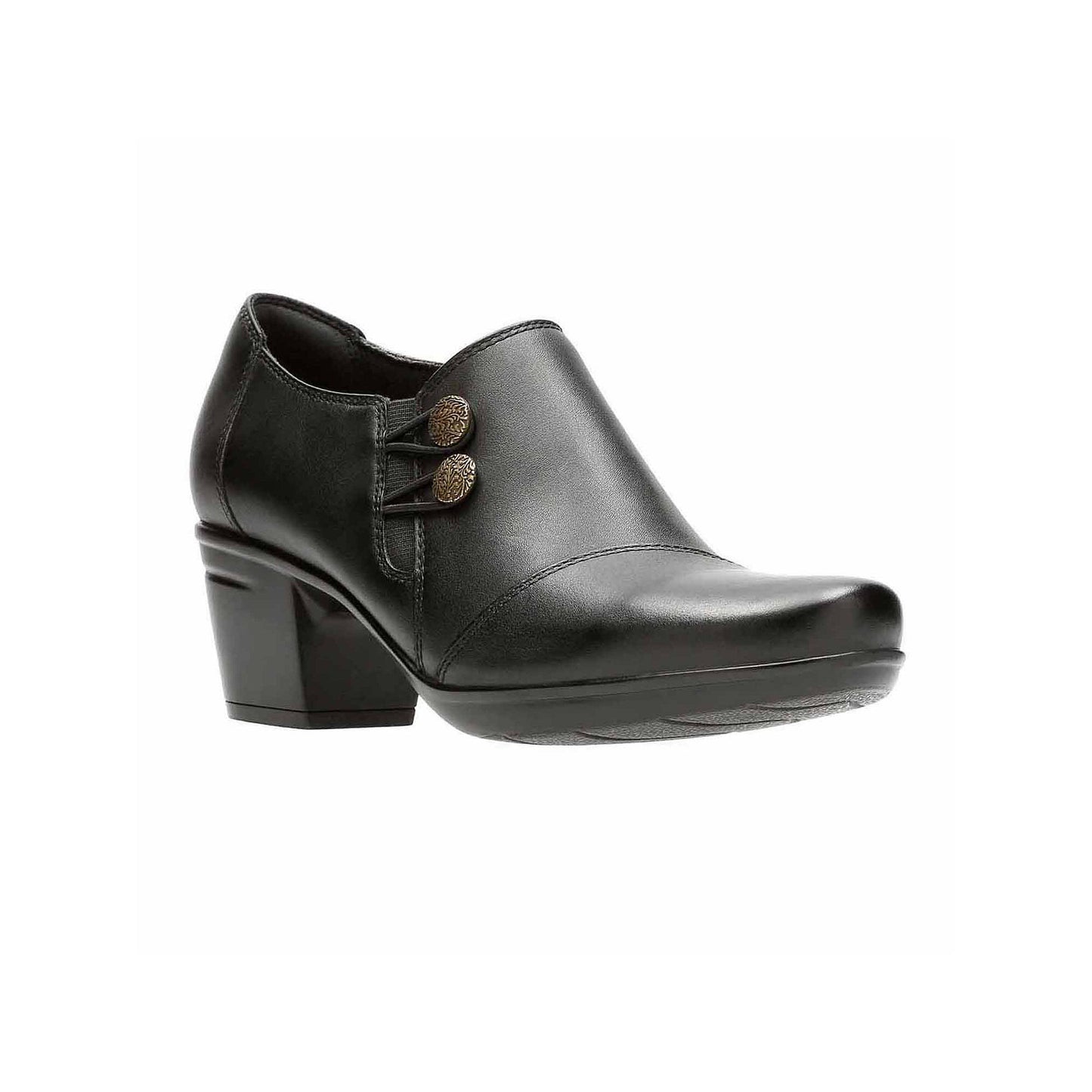Clarks Women's Emslie Warren Ankle Bootie Brown Size 8.5 M