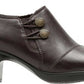 Clarks Women's Emslie Warren Ankle Bootie Brown Size 8.5 M