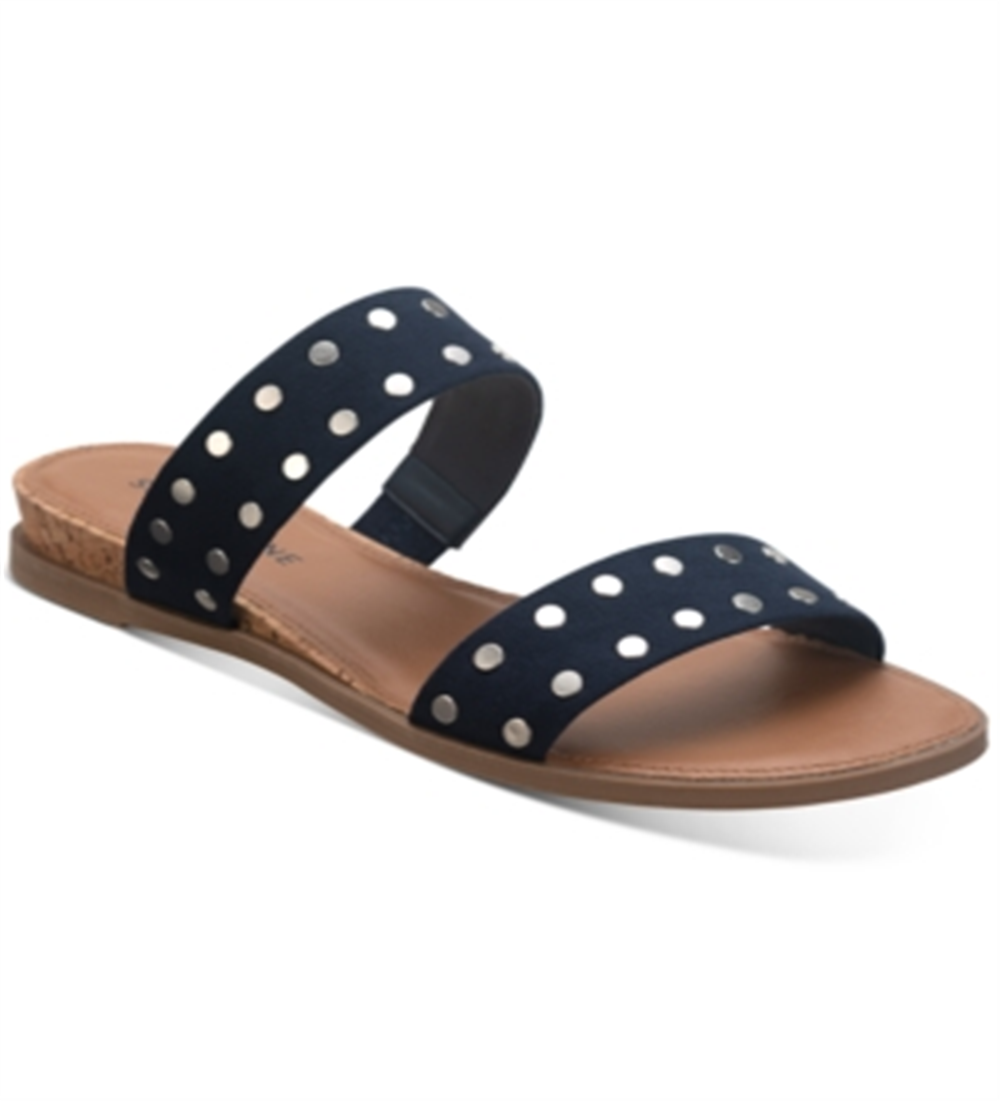 Sun + Stone Women's Easten Slide Shoes Navy Size 7.5W