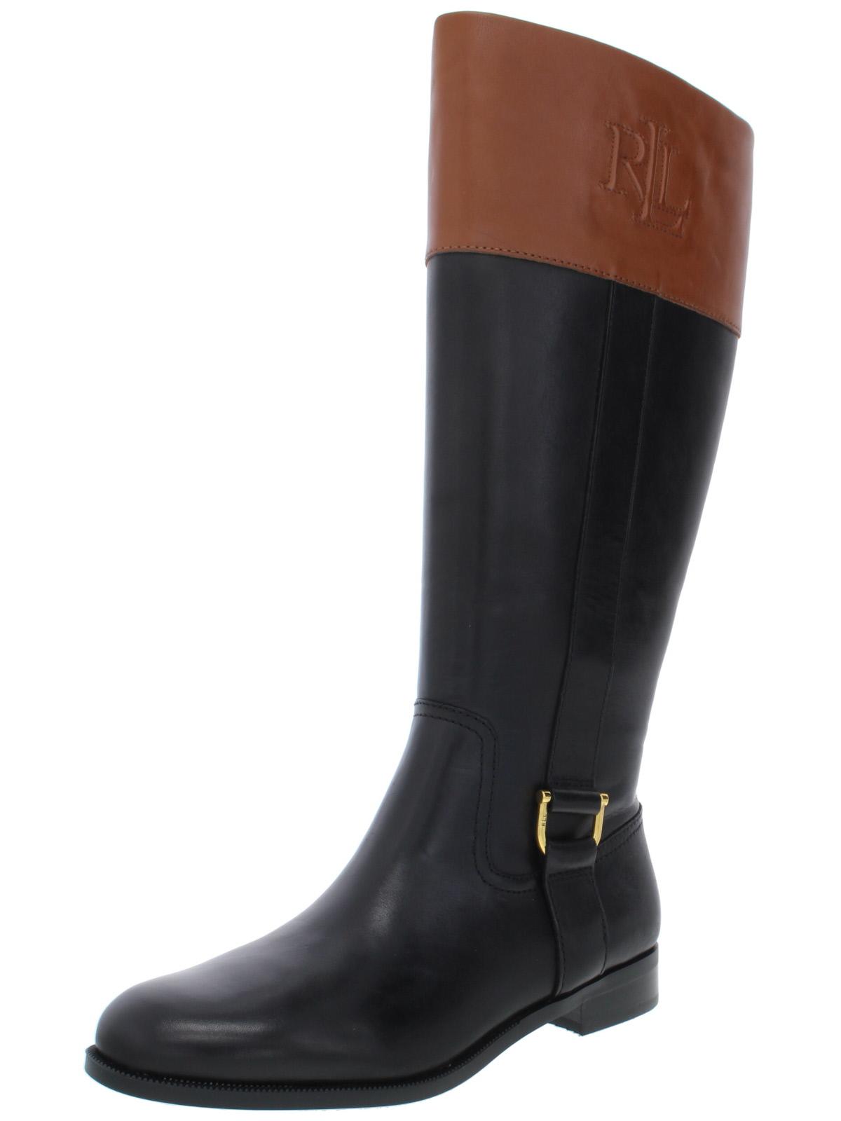 Ralph Lauren Women's Bernadine Leather Riding Boots ASSORTED Size 6 B