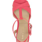 Sun Stone Women's Coral 1 Platform Cushioned Strappy T-Strap Slip Resistant Jamie Block Heel Buckle Clogs CoralSize 9.5 M
