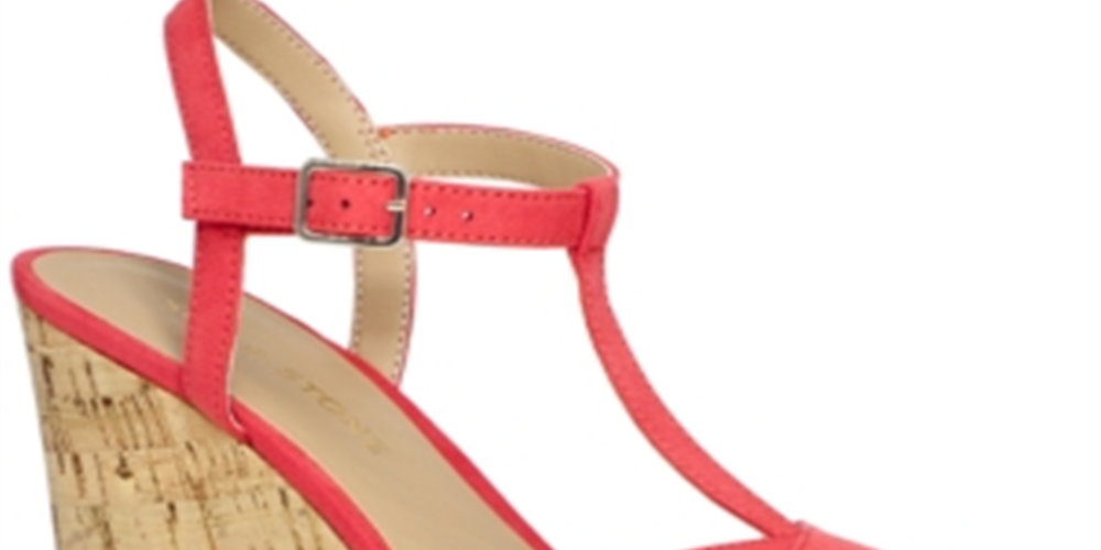 Sun Stone Women's Coral 1 Platform Cushioned Strappy T-Strap Slip Resistant Jamie Block Heel Buckle Clogs CoralSize 9.5 M