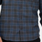 Hurley Men's Hoodie Flannel Plaid Print Classic Fit Navy Size Small