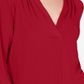Charter Club Women's 3/4 Sleeve Top Ravishing Red Size Medium