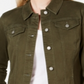 Charter Club Women's Denim Jacket Olive Size Petite S/M