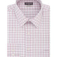 Van Heusen Men's Classic Regular Fit Wrinkle Free Performance Stretch Flex Collar Plaid Dress Shirt Gray Size 16.5X32X33