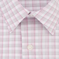 Van Heusen Men's Classic Regular Fit Wrinkle Free Performance Stretch Flex Collar Plaid Dress Shirt Gray Size 16.5X32X33