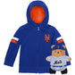 Cubcoats Kid's Toddler  New York Mets 2-in-1 Transforming Full-Zip Hoodie & Soft Plushie Royal