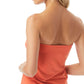 Vince Camuto Women's Riviera Solids Draped Bandini Top Red Size Medium