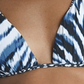 La Blanca Women's Animals Instinct Reversible Halter Bra Top Blue Size 12