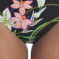 Trina Turk Women's Swim Moonlit Lotus Shirred Hipster -Multi Floral Size 2