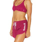 Hurley Women's One and Only Boardshorts Swimsuit Purple Size Medium