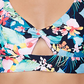 Raisins Curve Women's Coconut Grove Twist Front Bra Swim Top Black Size Large