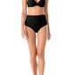 Anne Cole Women's Underwire Twist Front Bikini Swim Top Blue