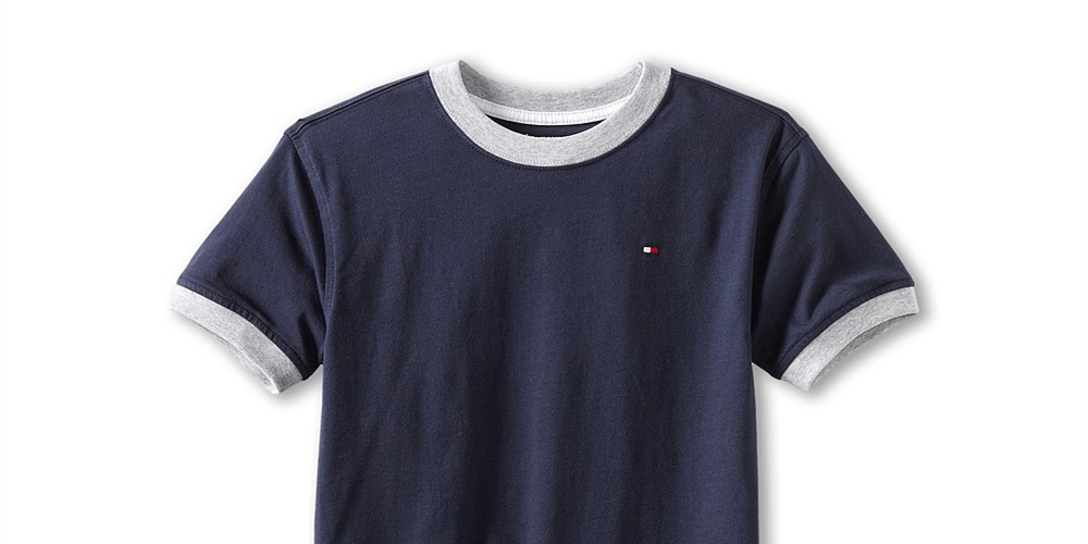 Tommy Hilfiger Big Boy's Ken Tee Navy Size 4