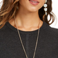 Style & Co Women's Knit Mixed Stitch Tunic Black Size X-Small