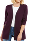 Charter Club Women's Milano Cotton Completer Sweater Purple Size L