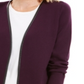 Charter Club Women's Milano Cotton Completer Sweater Purple Size L
