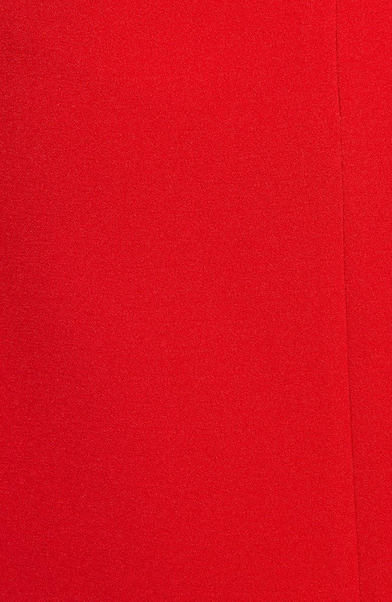 Anne Klein Women's Cascade Collar Open Front Blazer Red Size 2