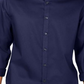 INC International Concepts Men's Velvet Collar Button up Shirt Navy Size Large