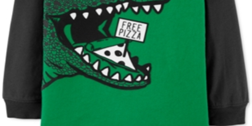 Carter's Toddler Boy's Alligator Print Cotton T-Shirt Green Size 5T