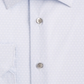 Alfani Men's AlfaTech Slim Fit Performance Stretch Moisture Wrinkle Resistant Cube Print Dress Shirt Blue Size S 14-14 1/2