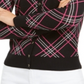 Charter Club Women's Plaid Cardigan Sweater Black Size Small