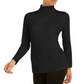 Alfani Women's Mock Neck Top Black Size XX-Large