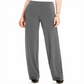Alfani Women's Knit Wide Leg Pant Gray Size Petite Medium