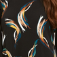 Alfani Women's Printed Poncho Top Black Size Petite S