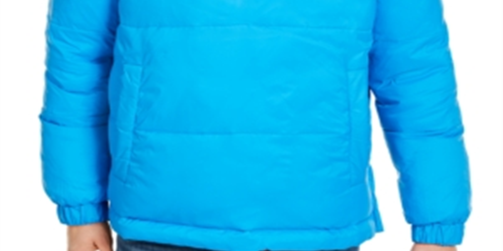 टॉमी हिलफिगर पुरुषों का रीवर्सिबल पफर जैकेट नीला साइज़ XL