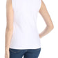 INC International Concepts Women's Casual Lace up Tank Top White Size X-Small
