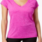 Ideology Women's Rapidry Heathered Performance T-Shirt Purple Size Medium