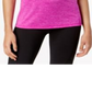 Ideology Women's Rapidry Heathered Performance T-Shirt Purple Size Medium