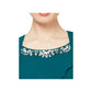 Slny Women's Teal Short Sleeve Open Cardigan Top Blue Size 8