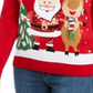 Karen Scott Women's Friendly Santa Sweater Red Size Petite Medium