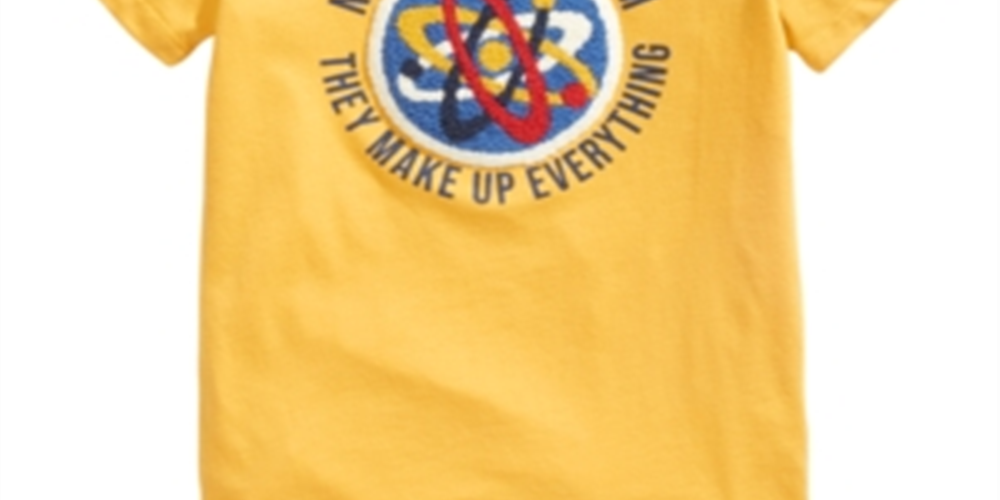 Epic Threads Little Boy's Atom Chenille T-Shirt Yellow Size 7
