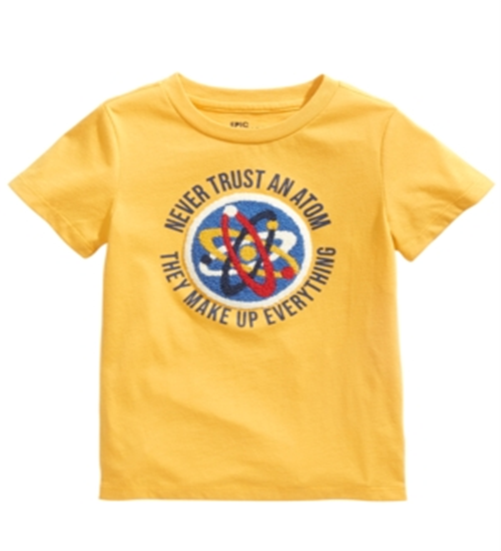 Epic Threads Toddler Boy's Atom Chenille T-Shirt Yellow Size 3