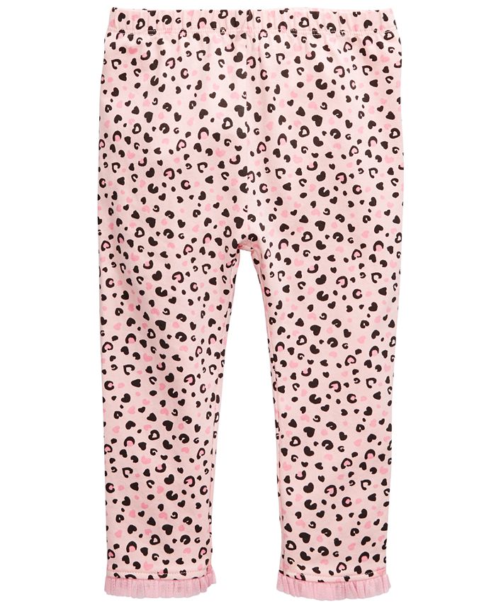 First Impressions Toddler Baby Girl's Tulle Hem Leggings Pink Size 3-6MOS