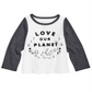 First Impressions Baby Girl's Planet Print Cotton T-Shirt  White Size 12MOS