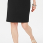 Karen Scott Women's Cotton Studded 3/4 Sleeve Shift Dress Black Size XS