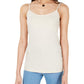 Maison Jules Women's Sleeveless Shirt Cami  Beige Size Small