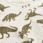 Epic Threads Little Boy's Dino Thermal T-Shirt Brown Size 7