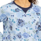 Karen Scott Women's Printed Crewneck Sweatshirt Blue Size Petite S