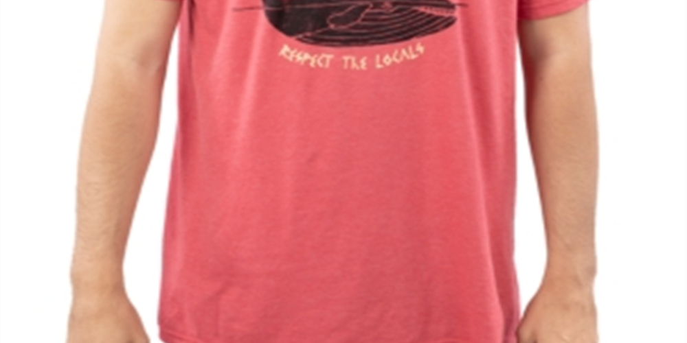 Rip Curl Men's Monstro Graphic T-Shirt Red Size L