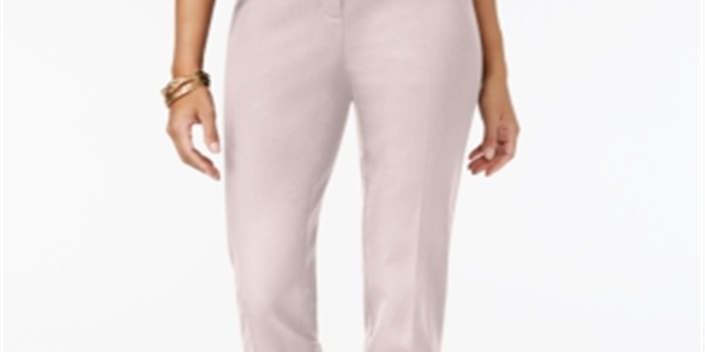 Alfani Women's Bi Stretch Hollywood Skinny Pants Pink Size 6 Petite