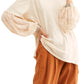 Free People Women's Jade Top Brown Size X-Small